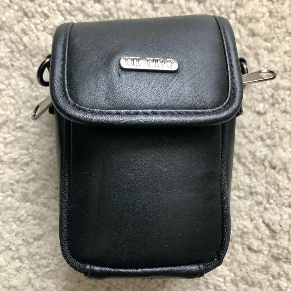 Hi-Pro Camera Case Padded Black Soft Carry/Shoulder Bags, With Belt Loop New